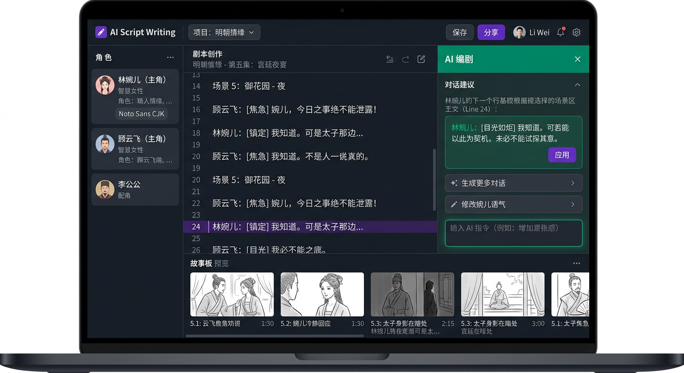 漫剧剧本创作